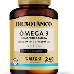 51nT7Fvl9FL._AC_SL1200_.jpg ÔMEGA 3 EPA + DHA 2000MG 240 SOFTGELS D R. BOTÂNICO