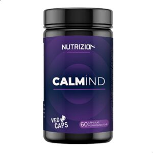 51zXcgi0MnL._AC_SL1000_.jpg Calmind Suplemento L-triptofano Glicina Magnésio Vitaminas do Complexo B 60 cápsulas-radardasaude