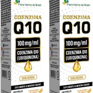 618RIo8jeL._AC_SL1000_.jpg KIT 2X Coenzima Q10 Sublingual em gotas 30ml - Flora Nativa Sabor:Laranja