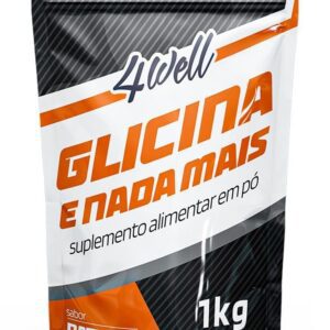 Glicina em pó 4well 1kg Sem sabor-radardasaude