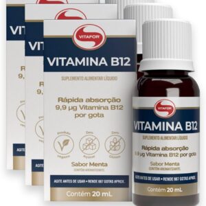 61MTHwwUEBL._AC_SL1200_.jpg Kit 3 Vitamina B12 Vitafor 20ml Menta-radardasaude