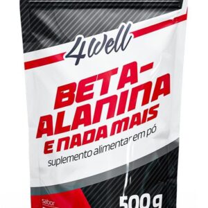Beta Alanina 500g - 100% Pura - 4well-radardasaude