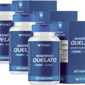 61OEmd4bEnL._AC_SL1080_.jpg Magnesio Quelato 500mg 60 Capsulas Muwiz - 3 Caixas