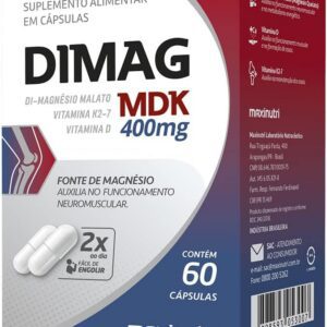 61ONXWNMfiL._AC_SL1000_.jpg Dimag MDK 400mg Di-Magnésio Malato Vitamina D e K2-7 60 Cápsulas Chikweb-radardasaude