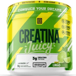 61S8RCXiDL._AC_SL1000_.jpg Iridum Labs Creatina Juicy 210g Monohidratada - Limão - Energia Resistência Força - 60 Doses