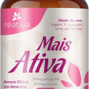 61WJSO5spvL._AC_SL1200_.jpg Suplemento Alimentar Feminino Mais Ativa Multivitamínico com 60 Cápsulas