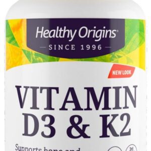 61ZdjsK4D8L._AC_SL1200_.jpg Vitamina D-3 2000Ui + K2 MK7 200mcg 60VGels Healthy Origins-radardasaude