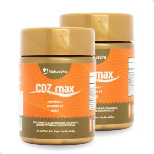 Vitamina C 1000mg + Vitamina D 2000ui + Zinco (2 und. 120 cápsulas)-radardasaude