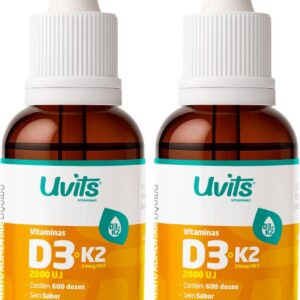 71WaUBNpIIL._AC_SL1500_.jpg 2x Vitamina D3 + K2 Gotas Frasco 20 ml cada - Uvits-radardasaude
