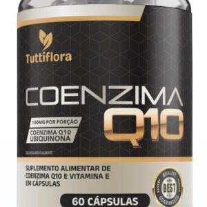 Coenzima Q10 (Ubiquinona) 100mg Por Porção 60 Capsulas Tuttiflora