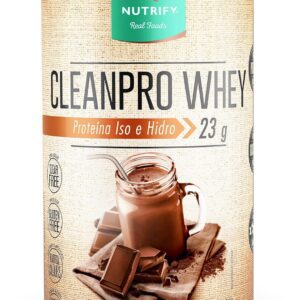 81ORXslXvL._AC_SL1500_.jpg Nutrify - Whey Protein CleanPro - Chocolate - 450g-radardasaude
