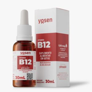 51-UiFQrqYL._AC_SL1280_.jpg Vitamina B12 Ydrosolv - 30ml Gotas Sem Sabor - Yosen