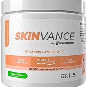 Colágeno Verisol Skinvance com Ácido Hialurônico Silício Orgânico Biotina 165g NewNutrition (Limão)-radardasaude