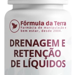 510lMD2VFRL._AC_SL1100_.jpg Fórmula da Terra Drenagem e Retenção de Líquidos, Suplemento Natural com Chá Verde e Cavalinha, 60 Cápsulas, para Equilíbrio Corporal e Bem-estar