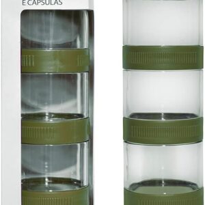 513omrPY6wL._AC_SL1000_.jpg Estojo Pote Multiuso para Suplementos, Frutas o Petiços, Verde, 4 unidades, Prottector, ref-0056.U/V