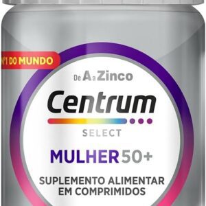 Centrum Mulher 50 Mais Multivitaminico, com Vitamina D, Vitamina B12, Calcio e Magnesio, 30 Comprimidos-radardasaude