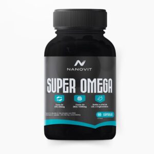 Nanovit, Ômega 3 – Super Concentrado 1000 DHA 400 EPA 60caps Nanovit Quantidade:1 pote - 30 dias