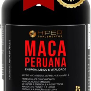 51bPKaa6S0L._AC_SL1200_.jpg Maca Peruana Trio Vermelha Preta e Amarela120 Cápsulas - Hiper Suplementos