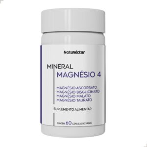Suplemento Magnesio 4x1-4 Tipos de Magnésio em Um Suplemento