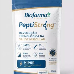 51nubPoIBdL._AC_SL1000_.jpg PeptiStrong Suplemento Muscular 30 Doses | Peptídeos Bioativos Veganos | Ganho de Massa Magra e Recuperação Pós-Treino | sem sabor| Sem Lactose