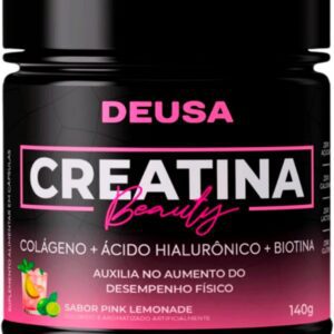 Creatina Beauty Deusa, 140g, Colágeno Verisol®, Ácido Hialurônico Haplex Plus®, Biotina
