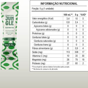 Suplemento em pó Limão Jungle Electrolytes Sachê 5g
