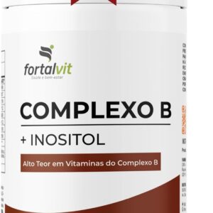 61A3uf5Em9L._AC_SL1500_.jpg Complexo B + Inositol 90 cápsulas, 3 Meses de Uso, Longa Duração, Alto Teor Vitaminas B1, B2, B3, B5, B6, B7, B9, B12 e Inositol, Fortalvit-radardasaude