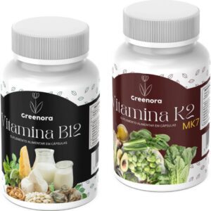 61EyuQXvFvL._AC_SL1200_.jpg Vitamina B12 + Vitamina K2-60 Cápsulas - Greenora-radardasaude