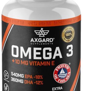 Omega 3 Epa Dha + Vitamina E - Selo FOS e MEG3-1400Mg (120 Caps)