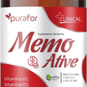 Suplemento Alimentar Memo Ative - Foco Concentração - Vitamina K2 + Zinco + Vitamina D3 e Magnésio-radardasaude