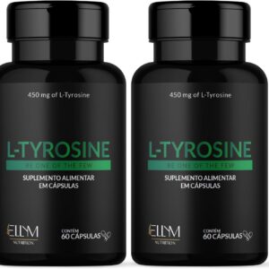 61p97jKj3qL._AC_SL1500_.jpg L-Tirosina 500mg ELLYM NUTRITION 120 Cápsulas Suplemento de Aminoácido