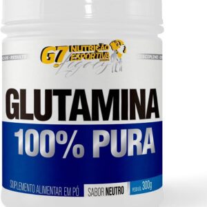 GLUTAMINA 300G 100% PURA - G7 NUTRIÇÃO ESPORTIVA - LEGACY