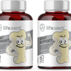 Cálcio + Magnésio + Zinco + Vitamina D3 + Vitamina K2-2 Potes - 120 Cápsulas - Life Seeds-radardasaude