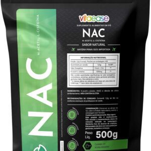 NAC N-Acetil-L-Cisteína 500g Vitaease | Suplemento Alimentar (500g)