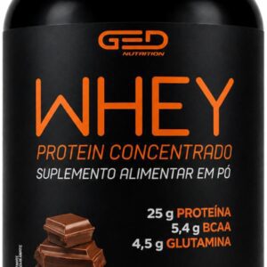 71PCmpSAcL._AC_SL1500_.jpg Whey Protein Concentrado 900 g - Auxília no Ganho de Massa Muscular e Hipertrofia - GED Nutrition (Chocolate)-radardasaude