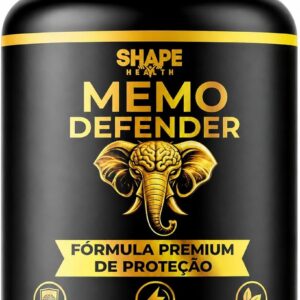 Memo Defender Suplemento Alimentar 60 Cápsulas Saúde e Bem Estar Energia Vitalidade e Foco Mental Fórmula Premium de Proteção Cerebral Uso Diário