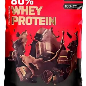71YEkh3XJSL._AC_SL1500_.jpg Whey Protein Concentrado 80% Growth Supplements (1KG) - Chocolate-radardasaude