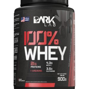 Whey 100% Concentrado Pote 900G Dark Lab (900g, Chocolate)-radardasaude