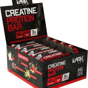 81gozK4bD6L._AC_SL1500_.jpg Creatine Protein Bar, Dark Lab, Display 12 Unidades, Dark Chocolate