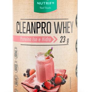 81gppUSXV-L._AC_SL1500_.jpg Nutrify - Whey Protein CleanPro - Frutas Vermelhas - 450g-radardasaude