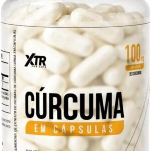 51U-60ehcAL._AC_SL1000_.jpg XTR For Life Cúrcuma em Cápsulas Suplemento Alimentar 60 Cápsulas | 100mg de Curcumina por Porção-radardasaude
