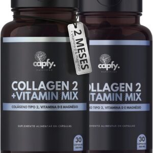 61FVQIT2MgL._AC_SL1200_.jpg Kit 2x Colágeno Tipo 2 Vitamina D3 Vitamina K2 Magnésio