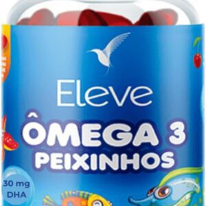 61FcmSJYVGL._AC_SL1500_.jpg Omega 3 Peixinhos Infantil 120 capsulas - Eleve Life