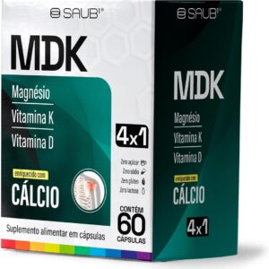 61Iwf-YtKL._AC_SL1252_.jpg Suplemento Alimentar Cálcio MDK 4x1 em Cápsulas 60 Unidades Magnésio, Vitamina K, Vitamina D