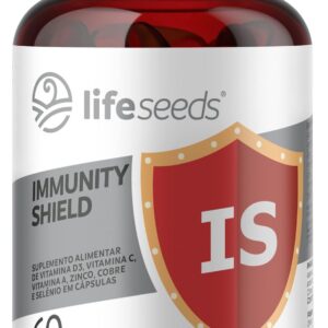 61ZnVTaF4wL._AC_SL1500_.jpg Multivitamínico Imunidade - Vitamina C (900mg), Zinco (29mg), Vitamina A (2000ui), Cobre (900mcg), Vitamina D3 (2.000ui) e Selênio (34mcg) - 60 Cápsulas-radardasaude