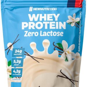 61niZDKafRL._AC_SL1500_.jpg NewNutrition - Whey Protein Zero Lactose 900g Baunilha-radardasaude