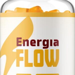Suplemento Energético com CoQ10, Vitamina B12, 60 Cápsulas, Sem Açucar, Sem Lactose, Energia Natural e Foco Diário