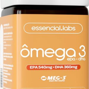 ÔMEGA 3 EPA DHA 1000mg MEG-3® - TECNOLOGIA AVANÇADA - GORDURA POLIINSATURADA 100% PURA - 90 CÁPSULAS