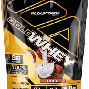 71voyTKAML._AC_SL1215_.jpg Gold Whey Refil 900g Sabor: Coco - Adaptogen Science | Whey Protein Concentrado-radardasaude