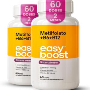 81j38b8Sr7L._AC_SL1500_.jpg L-metilfolato De Cálcio + Vitamina B6 + Vitamina B12 Easy Boost Kit 2x 60caps total 120caps-radardasaude